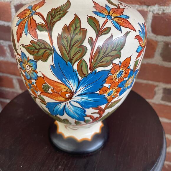 Handpainted Zuid Holland Plateel Dutch Pottery Vase Vintage Signed Numbered - Picture 5 of 8